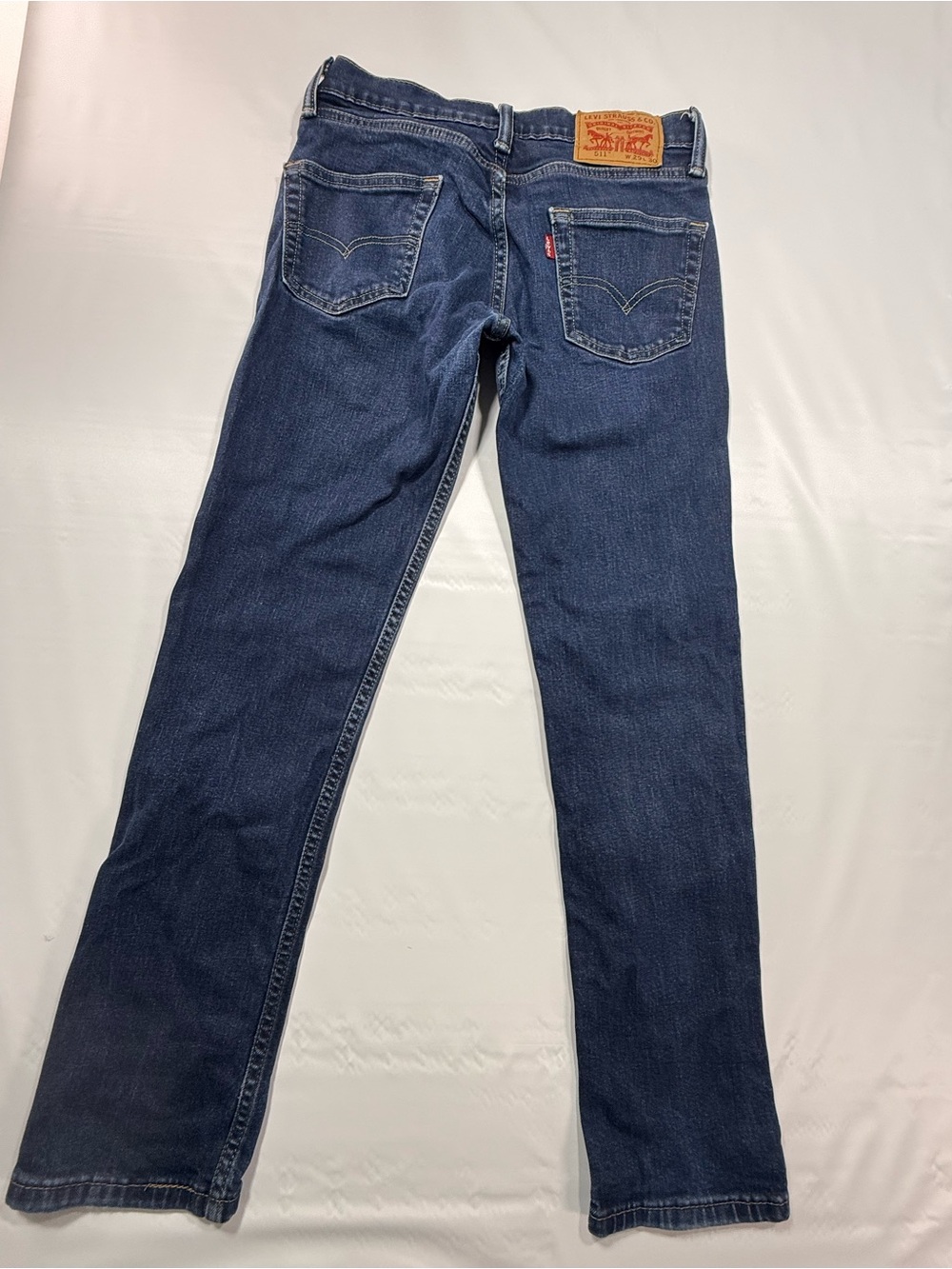 Levi's Women's Dark Indigo Straight-Leg Jeans - Picture 2 of 8